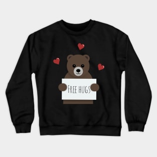 Free Hugs Bear Crewneck Sweatshirt